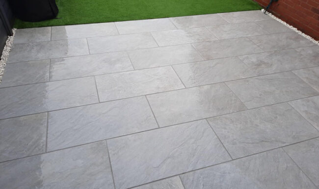 Porcelain Patio by CGN Landscaping in Bicester Oxfordshire